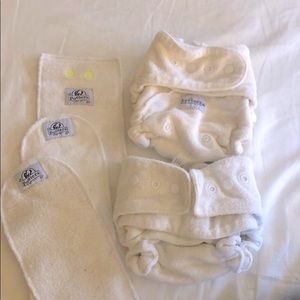 Pooters hemp/organic cotton fitted diapers